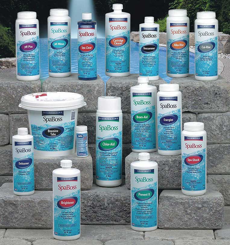 hot tub chemicals