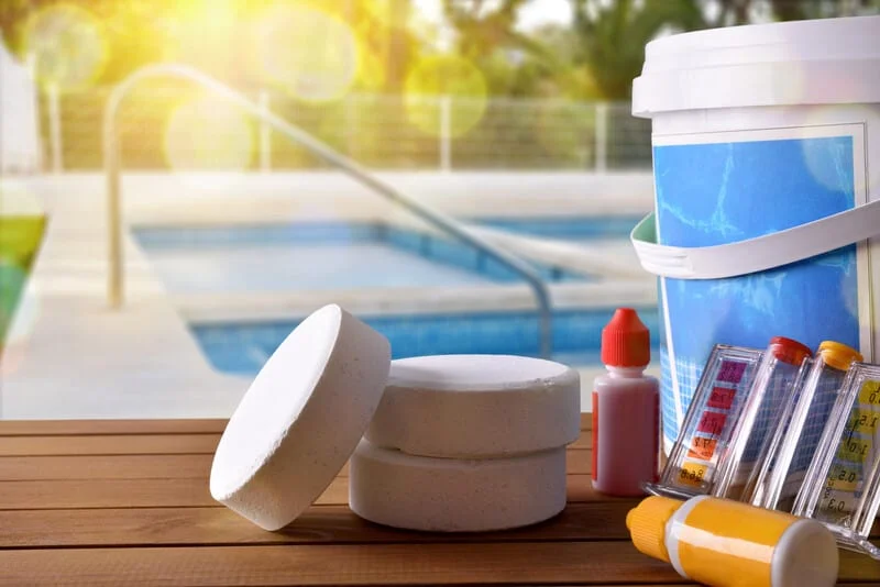 hot tub chemicals