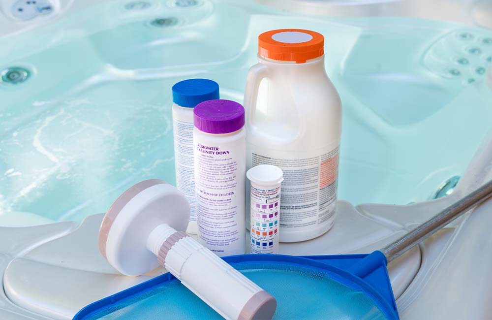 hot tub chemicals