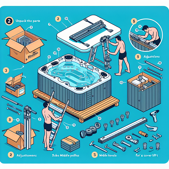 hot tub cover lift installation guide