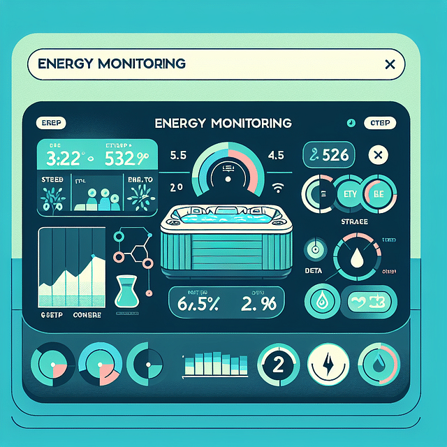 energy monitoring dashboard for hot tub