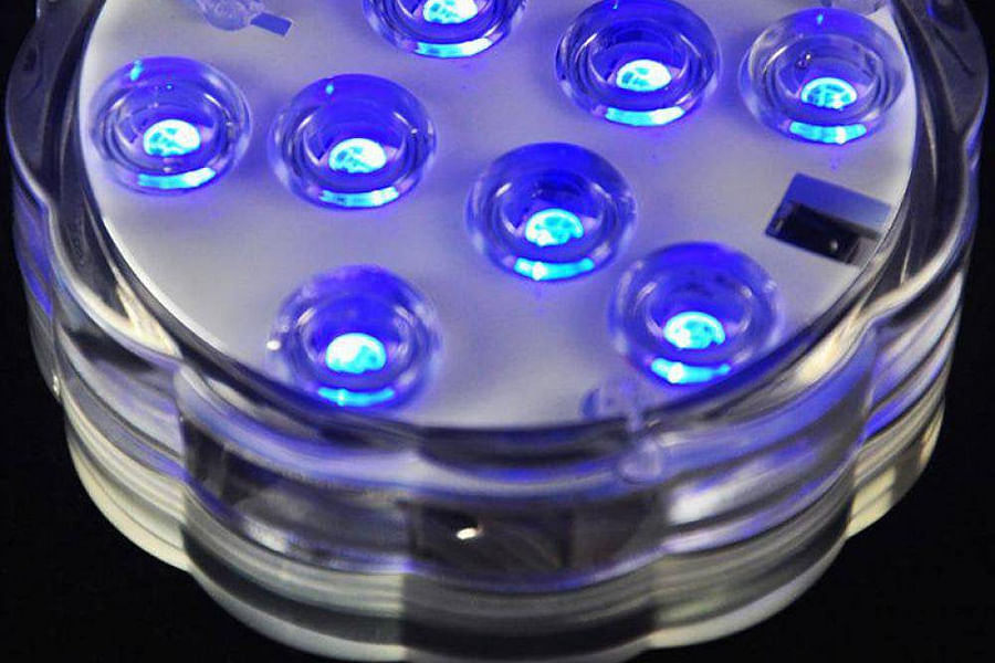 Underwater LED Disco Light for hot tub