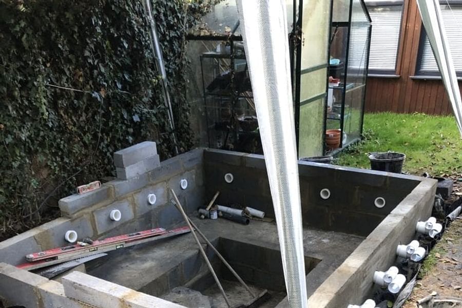 recycled plastic hot tub steps